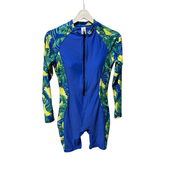Halcurt Women’s Boy Leg One Piece Rash Guard Swimsuit Size M UPF 50 - Picture 7 of 12